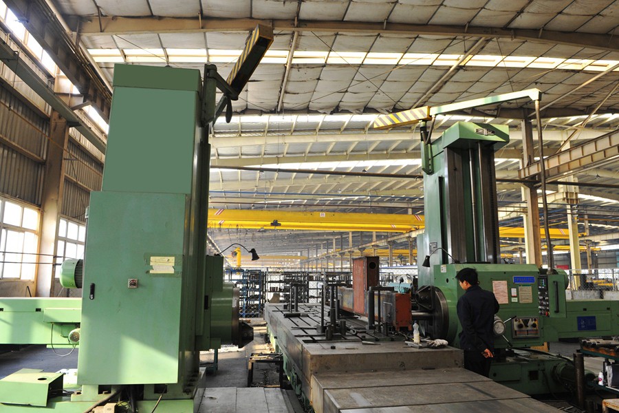 Digital display high-precision double-sided boring and milling machine